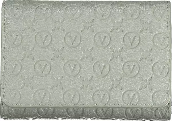 Gray Polyurethane Women's Wallet