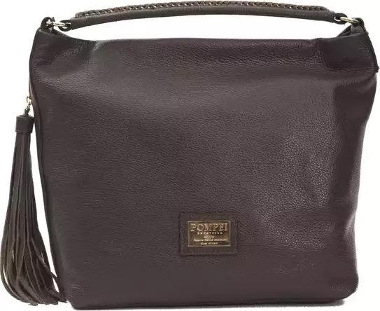 Brown Leather Women Shoulder Bag