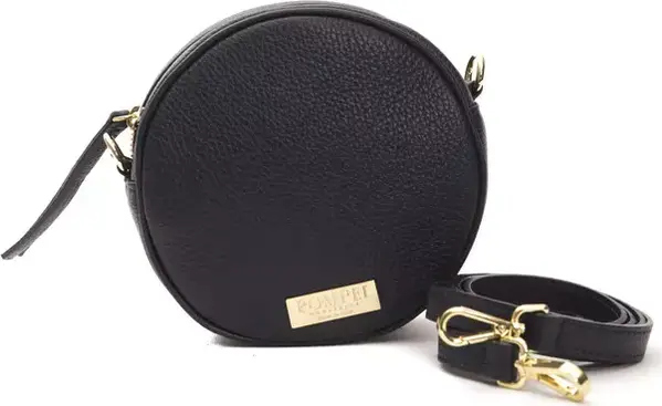 Gray Leather Women Crossbody Bag
