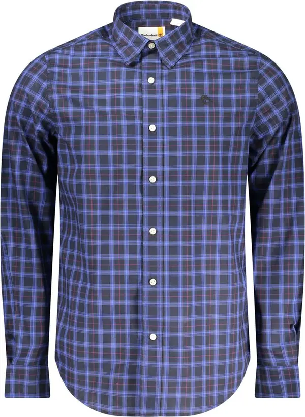 Blu Cotton Men Shirt