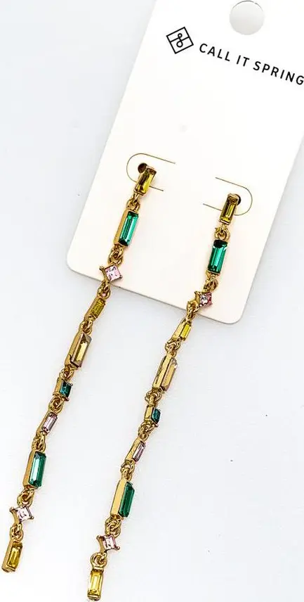 Multicolor Glass Earrings