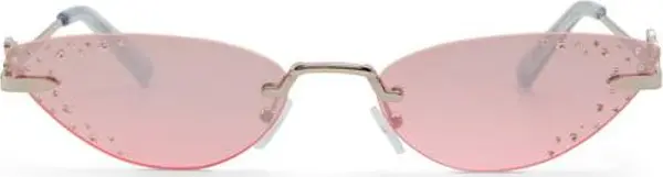 Silver Polycarbonate Sunglasses