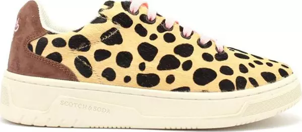 Multicolor Leather Low Top Sneakers