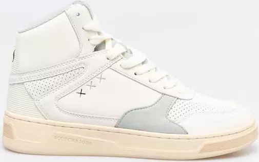 White And High Top Sneakers