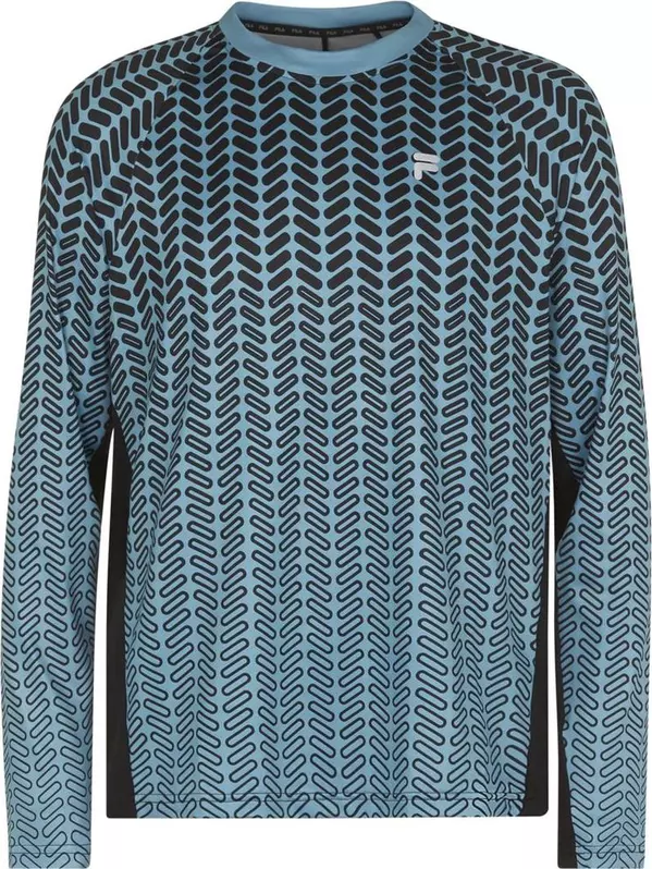 Blue Polyester Sweatshirt