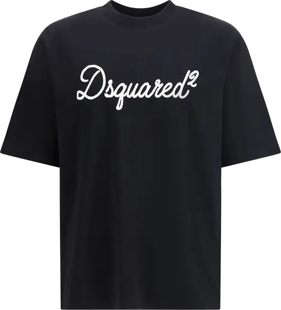 Black Cotton T-Shirt
