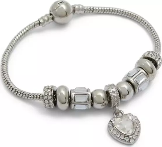 Silver Elastane Bracelet