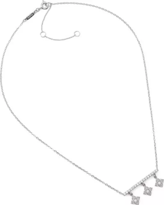 Silver Elastane Necklace