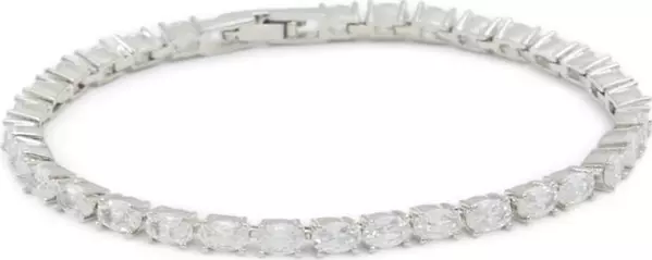 Silver Elastane Bracelet