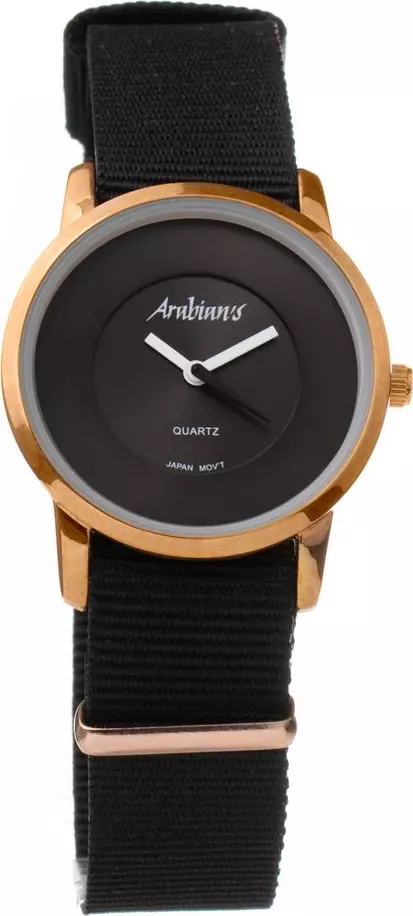 Black Textile Dress Watch