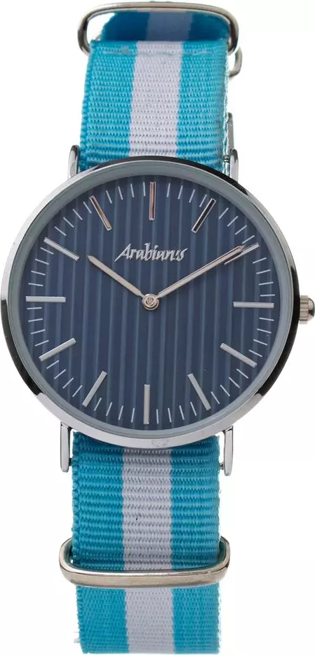 Blue Textile Dress Watch