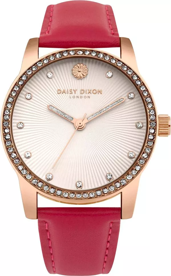 Multicolor Leather Dress Watch