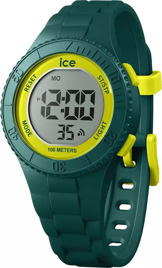 Bicolor Synthetic Digital Watch