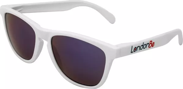 White Injected Sunglasses