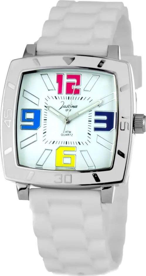 White Rubber Bracelet Watch