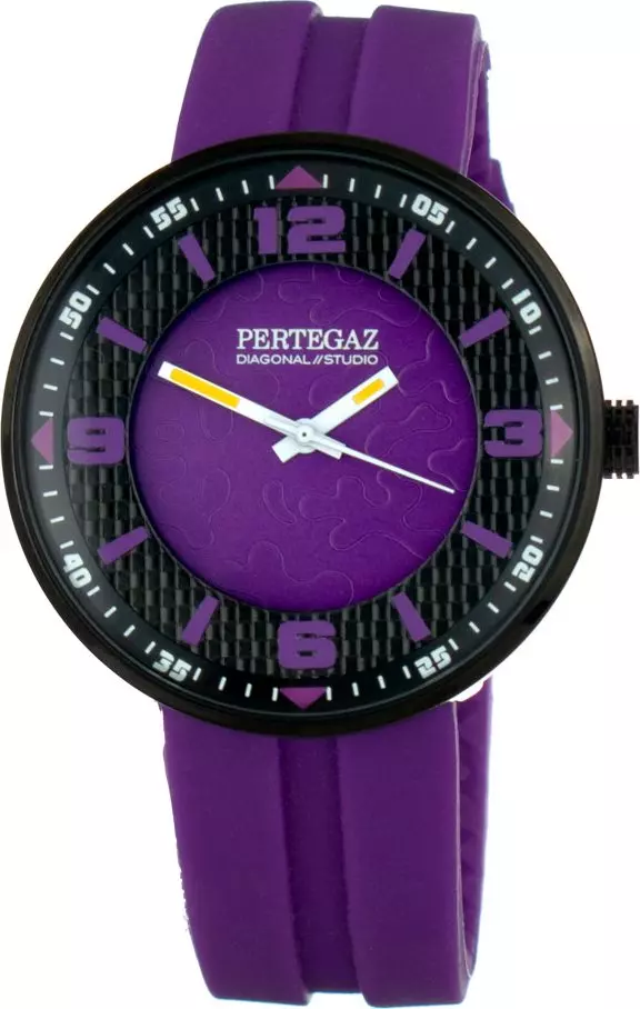 Purple Rubber Bracelet Watch