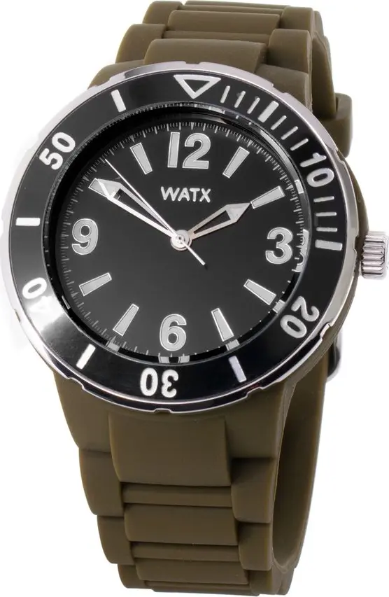 Bicolor Synthetic Sport Watch