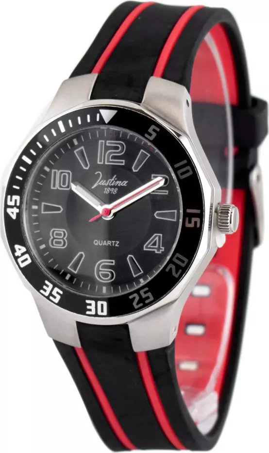 Black Rubber Sport Watch