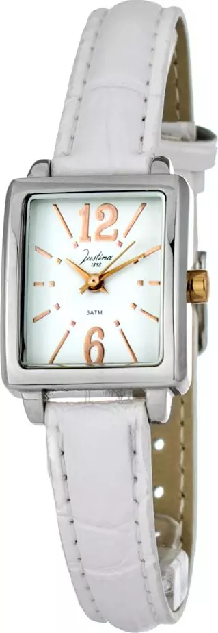 Multicolor Leather Dress Watch
