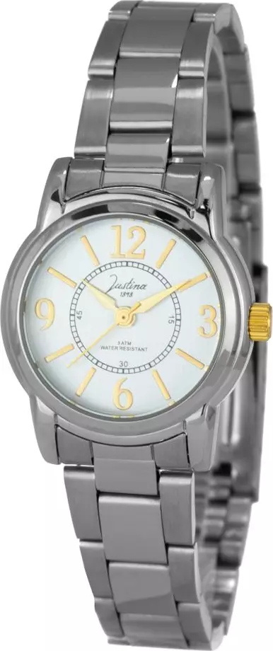 Silver Stainless Steel Dress Watch
