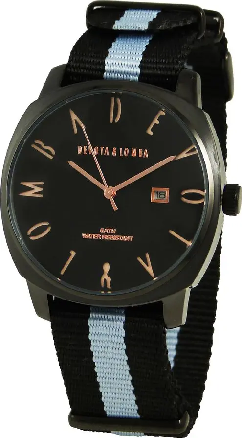 Black Nylon Bracelet Watch