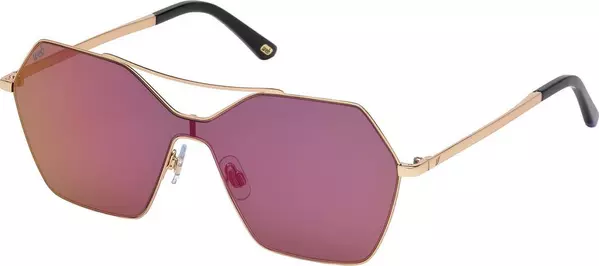 Rose Gold Metal Sunglasses