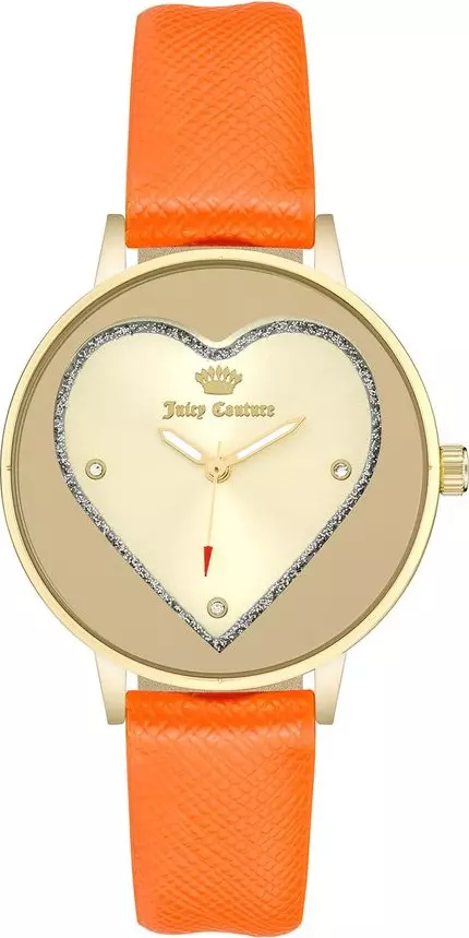 Orange Plastic Dress Watch