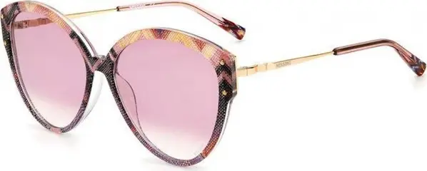 Gold Plastic Sunglasses
