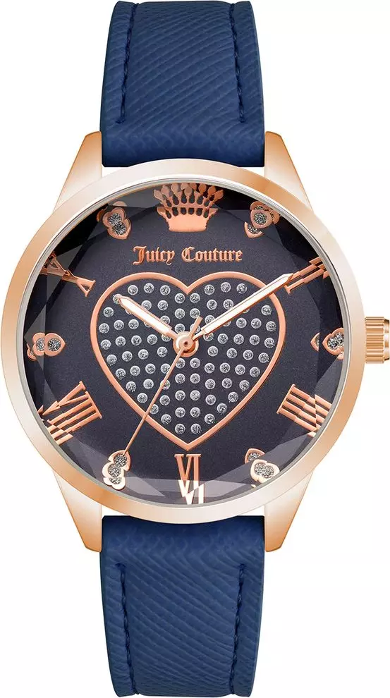 Blue Plastic Dress Watch