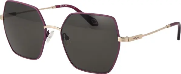 Purple Metal Sunglasses
