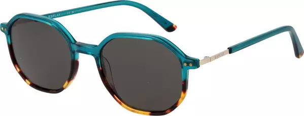 Turquoise Plastic Sunglasses