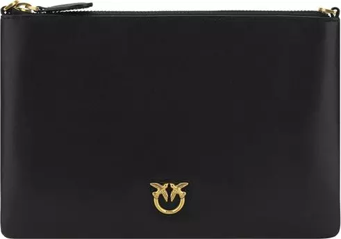 Black Calf Leather Bos Taurus Shoulder Bag