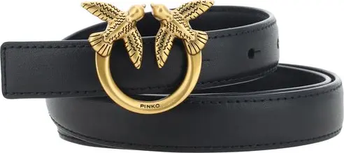 Black Calf Leather Bos Taurus Regular Belt