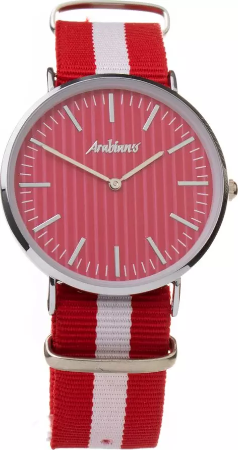 Bicolor Textile Dress Watch