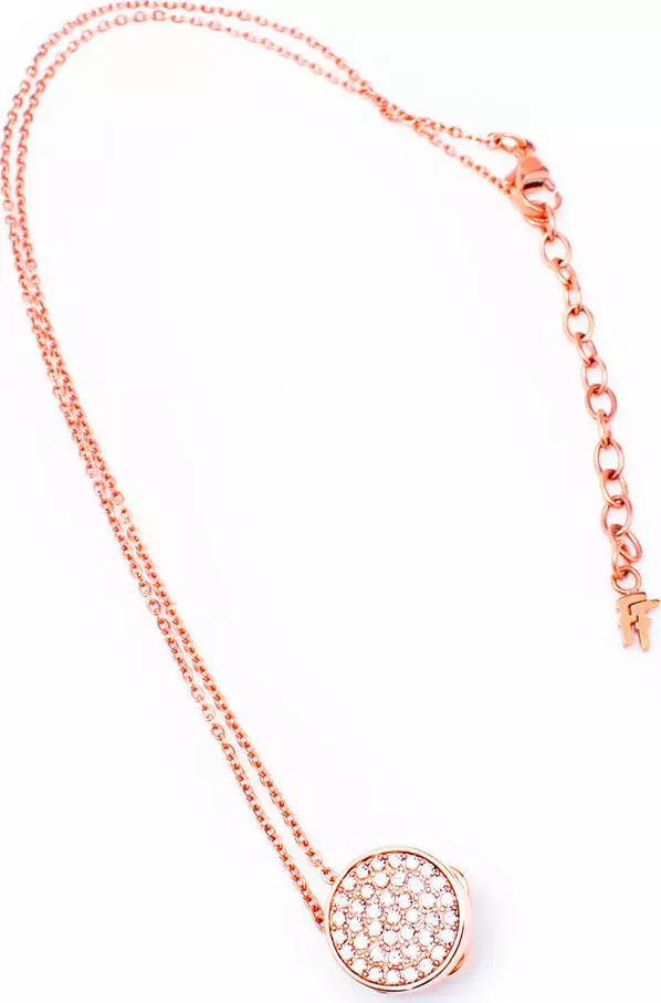 Pink Metal Necklace
