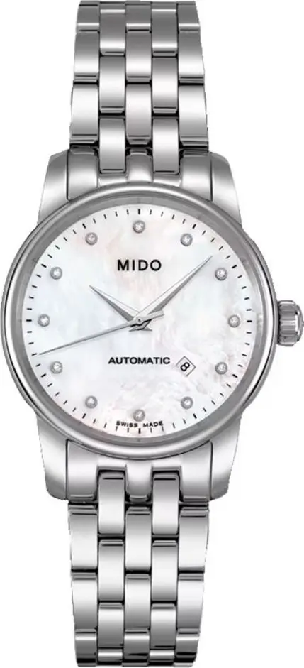 Gray Stainless Steel Dress Watch