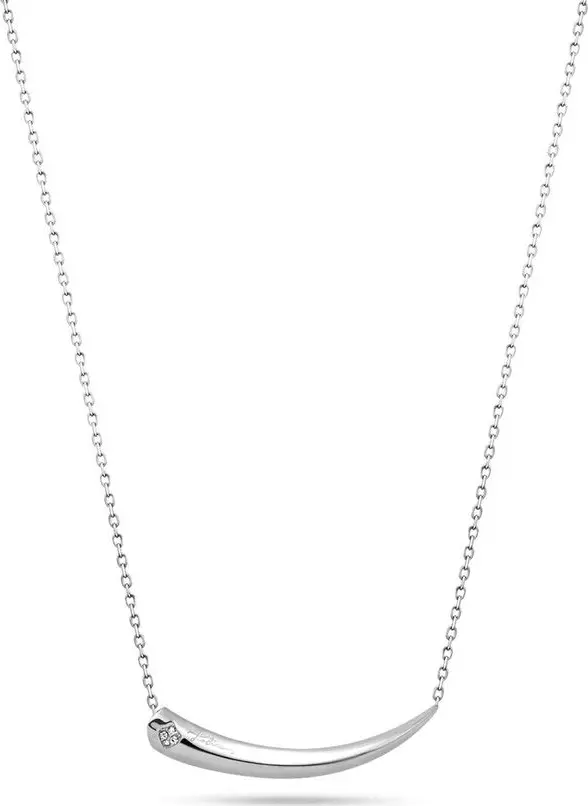 Gray Stainless Steel Necklace