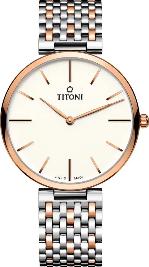 Gray Stainless Steel Dress Watch