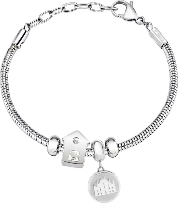 Gray Stainless Steel Bracelet
