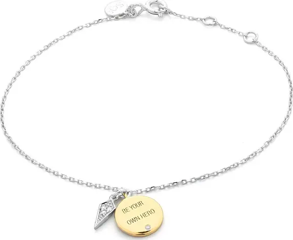 Gray Silver Bracelet