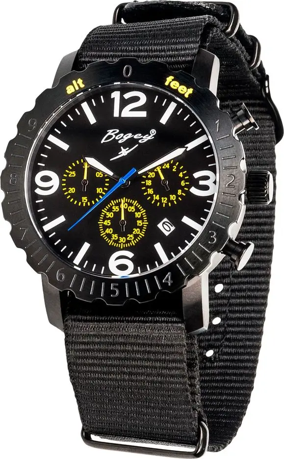 Black Rubber Sport Watch