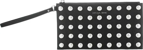 Brown Leather Clutch Bag