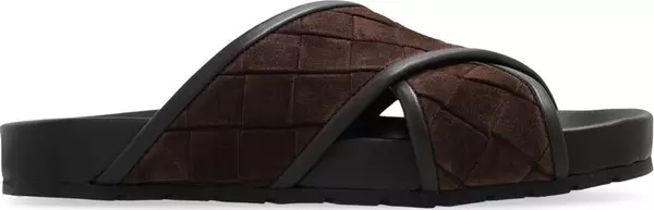 Brown Lamb Leather Sandals