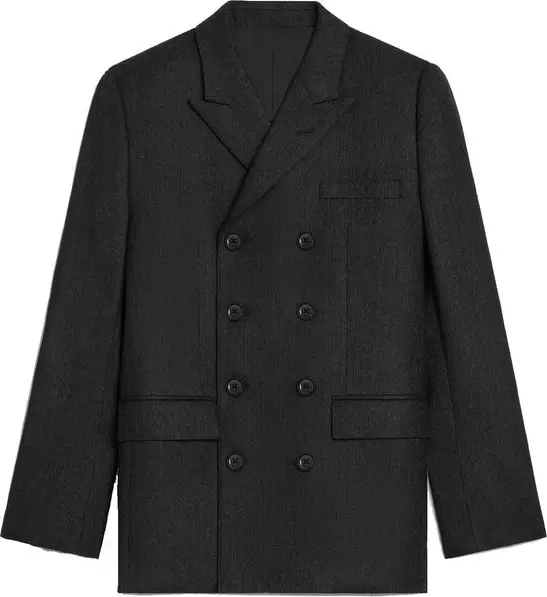 Gray Wool Blazer