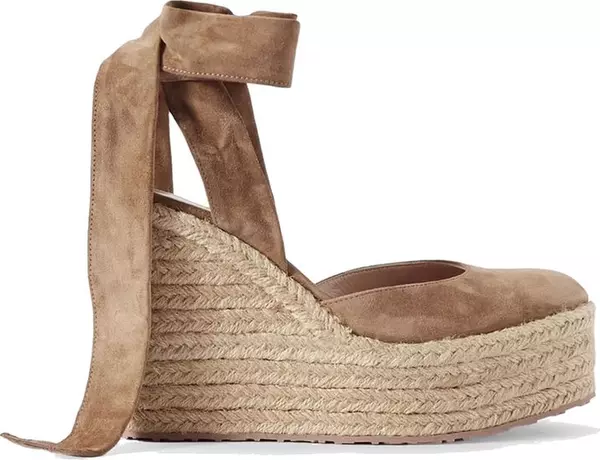 Beige Calfskin Espadrilles