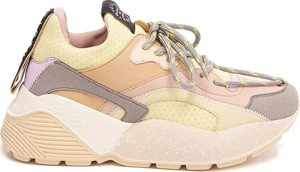 Multicolor Vegan Leather Chunky Sneakers