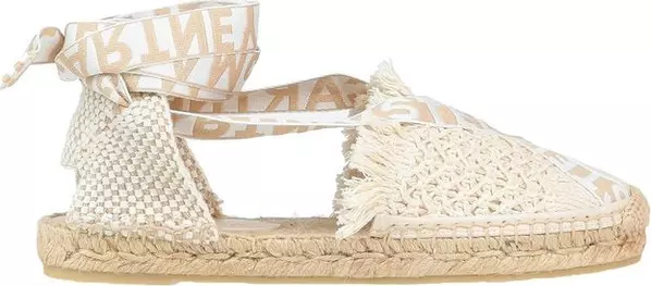 Beige Canvas Espadrilles