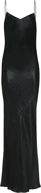 Black Acetate Casual Dress