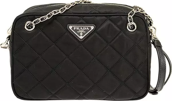 Black Nylon Crossbody Bag
