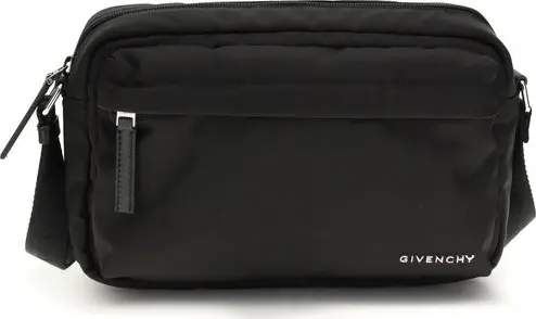 Black Polyamide Shoulder Bag
